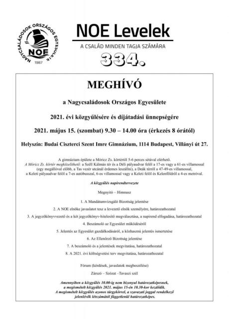 NOE Levelek 333. szám